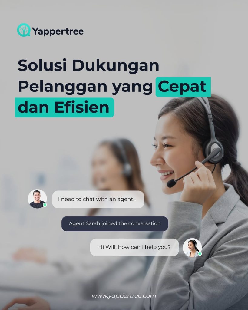 Tingkatkan layanan pelanggan dengan solusi live chat yang cepat dan efisien! 🚀💬 Dengan Yappert